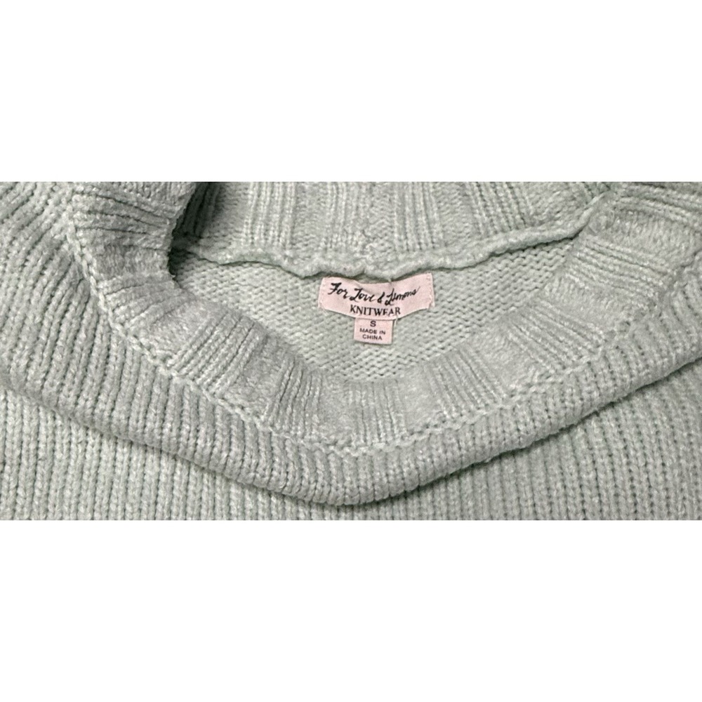 For Love & Lemons Hailey Striped Sweater SM Multicolor Knitwear Pullover Pastel - Picture 5 of 9